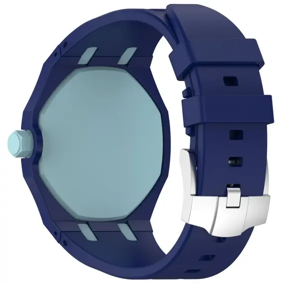 2-in-1 PC Case+Silicone Strap for Swatch X AP Roya Po Pocket Watch Change To Wristwatch Integrated Modification Accessories