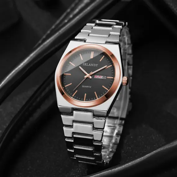 Luxury Men Business Watches Calendar Quartz Wristwatches For Mens Clock Reloj Hombre（Without Box）
