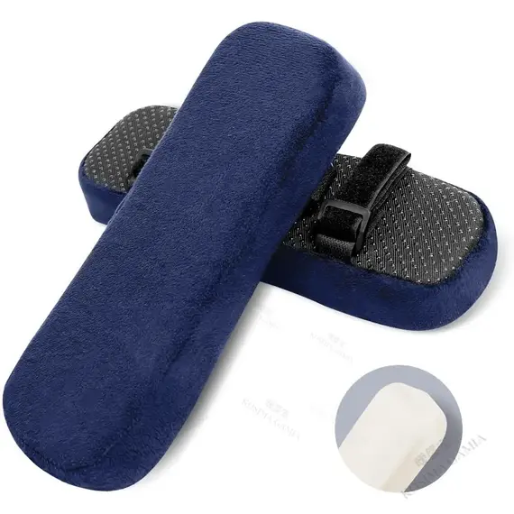 Soft Armrest Cushion PP Sponge Foam Home Office Chair Armrest Covers Computer Gaming Elbow Pad Removable Washable Non-Slip