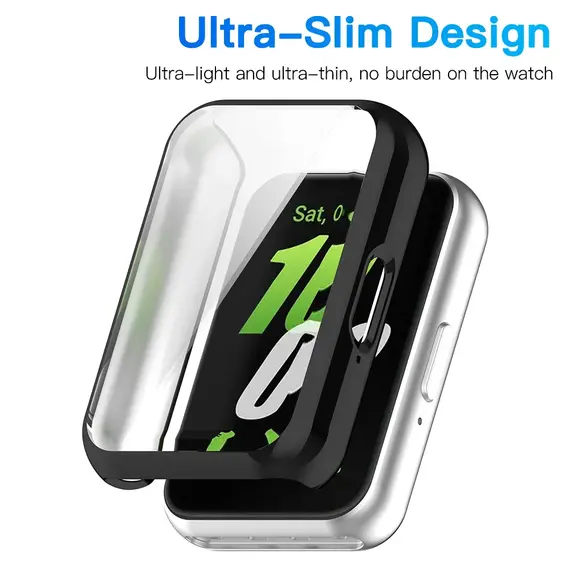 Case For Samsung Galaxy Fit3 Screen Protector TPU Full Coverage Protective Cover For Samsung Galaxy Fit 3 Strap Accessories