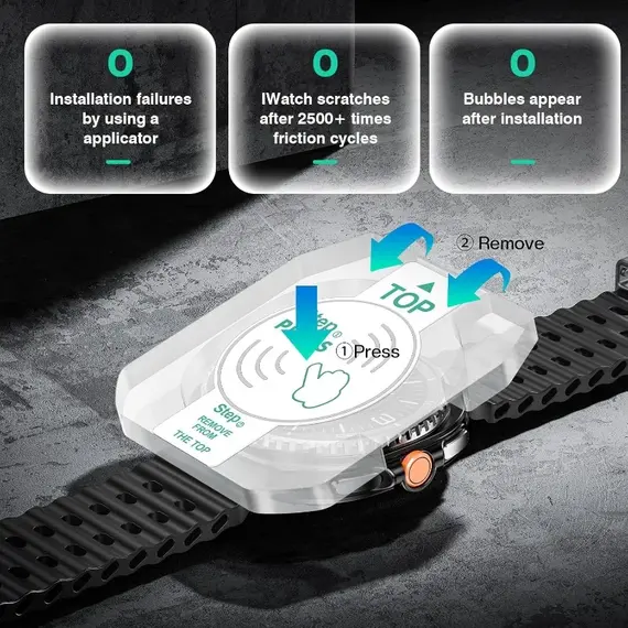 2PCS Tempered Glass For Samsung Galaxy Watch 8 Classic/8 40mm 44mmCover Anti-Scratch Screen Protector With Tool Easy Install Kit