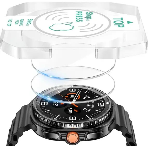 2PCS Tempered Glass For Samsung Galaxy Watch 8 Classic/8 40mm 44mmCover Anti-Scratch Screen Protector With Tool Easy Install Kit