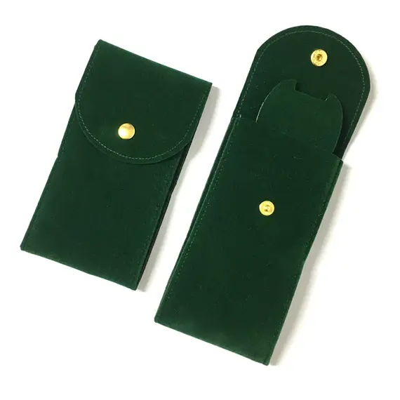 Embers Watch Bag Blue Black Green Watch Box Flannelette Gift Box Travel Storage Case Durable Portable Watch Dust Protection Case