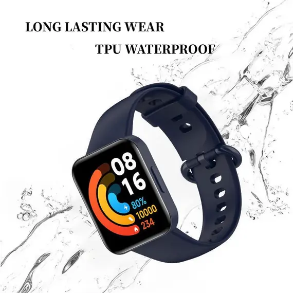 Strap for Redmi Watch 2 Lite Smart Watch Accessories Soft TPU Silicone Replacement Wristband Bracelet for Redmi Watch2 Correa