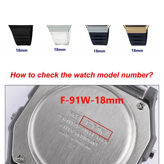 For Casio F91W W800H SGW400 F-91W F84 F105/108 A158/168 AE1200 Silicone Watch Strap Waterproof Band Replace Wrist Bands Bracelet