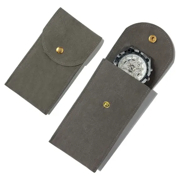 Embers Watch Bag Blue Black Green Watch Box Flannelette Gift Box Travel Storage Case Durable Portable Watch Dust Protection Case