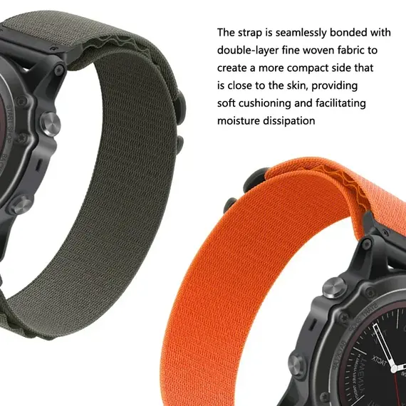 22mm 26mm Nylon Quick Fit Strap for Garmin Fenix 9 7X 8X 8 7 Pro Fenix 6X 6 5X Tactix 8 7 9 Forerunner 965 Enduro 3 Loop Band