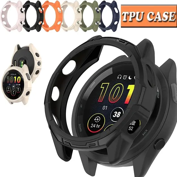TPU Protective Case For Garmin Forerunner 265 265S 965 Watch Cover Anti-scratch Protector Shell For Forerunner 965 Cases Bumper