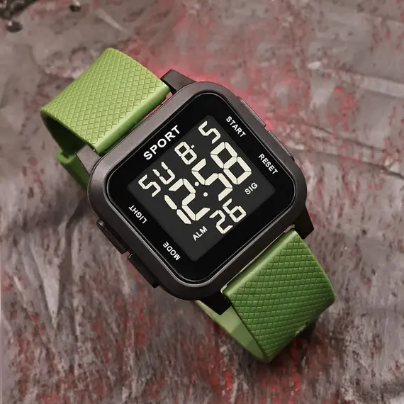 Outdoor Sports Kids Watches Multifunctional Alarm Clock Boys Digital Wristwatches Waterproof Luminous Military Electronic Watch