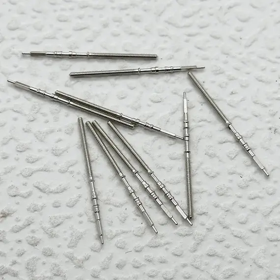 Steel Crown Stem Replacement For The NH35 Movement  Compatible With NH34 NH35 NH36 NH38 NH39 NH70 and NH72 Movements Parts