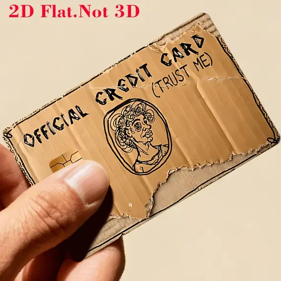 Funny Credit Card Sticker 2D Flat Skin PVC Waterproof Debit Card Cover Decal Bank Card Protector No Bubble EBT Gift
