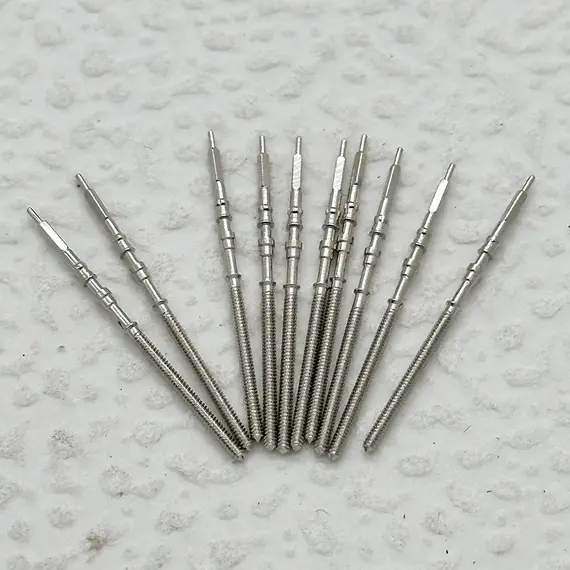 Steel Crown Stem Replacement For The NH35 Movement  Compatible With NH34 NH35 NH36 NH38 NH39 NH70 and NH72 Movements Parts