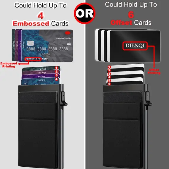Rfid Credit Card Holder Men Thin Slim Mini Minimalist Wallets Luxury Metal Bank ID Cardholer Case Wallet for Men Carteras Choice