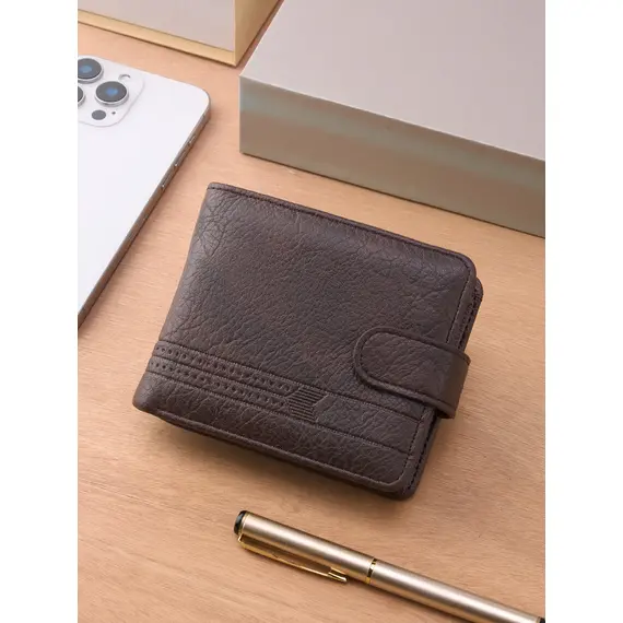 Men Wallets Leather Zipper Purse Man Slim Card Horders Quality Male Short Multi-card Wallet Coin Pocket Purse