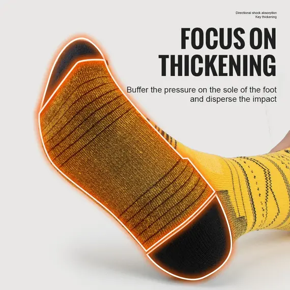 WRELS Merino Wool Socks Hiking Lightweight Shock Absorption Damping Mid-Calf Ankle Socks Running Sport Merino Wool Socks