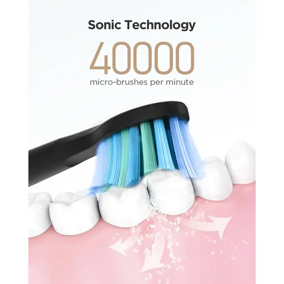 Fairywill Electric Sonic Toothbrush USB Charge FW-507 Rechargeable Waterproof Electronic Tooth Brushes Replacement Heads Adult