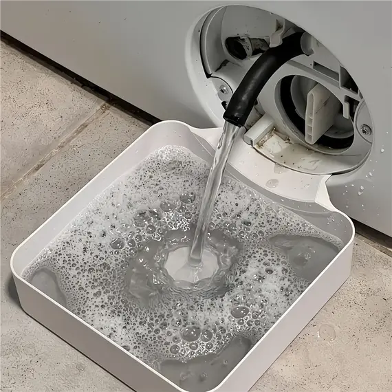 Washing Machine Drain Water Collection Tray, Lint Filter and Foreign Object Drip Tray, Clean Laundry Room Water Collection Box