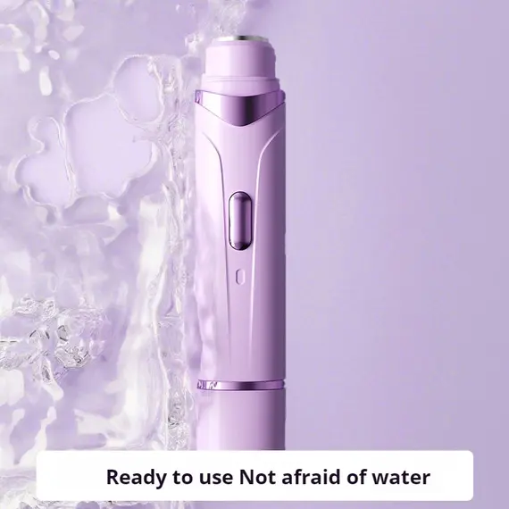 2in1 Electric Razor for Women Painless Hair Removal Rechargeable Body Trimmer Underarm Mustache Epilator Shaver