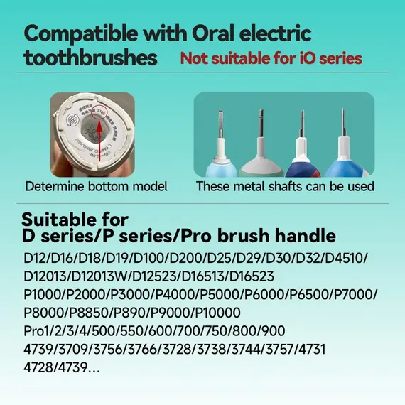 Electric Toothbrush Replacement Brush Heads for Oral Basic Cleaning -B Toothbrush Nozzle Bristles D100 D25 D30 D32 4739 3709 374