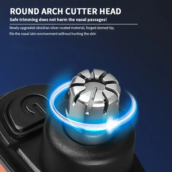 2 In 1 Electric Portable Ear And Nose Hair Trimmer Clipper 2024 Professional Painless Portable Eyebrow For Men