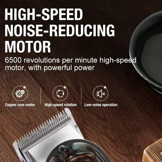 All Metal Blade Male Clipper, Electric Hair Clipper, Household Electric Hair Clipper, Hair Salon, High-Power Pet Clipper