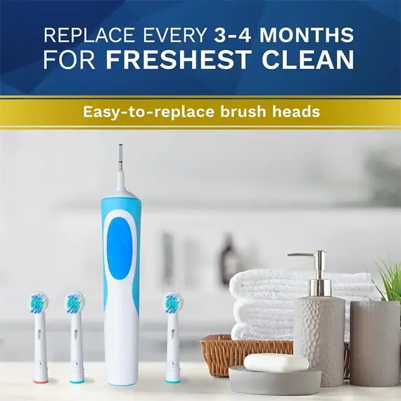 Replacement Toothbrush Heads For Oral-B Braun Electric Precision Clean Brush Heads Refill for 7000/Pro 1000/9600/ 5000/3000/8000