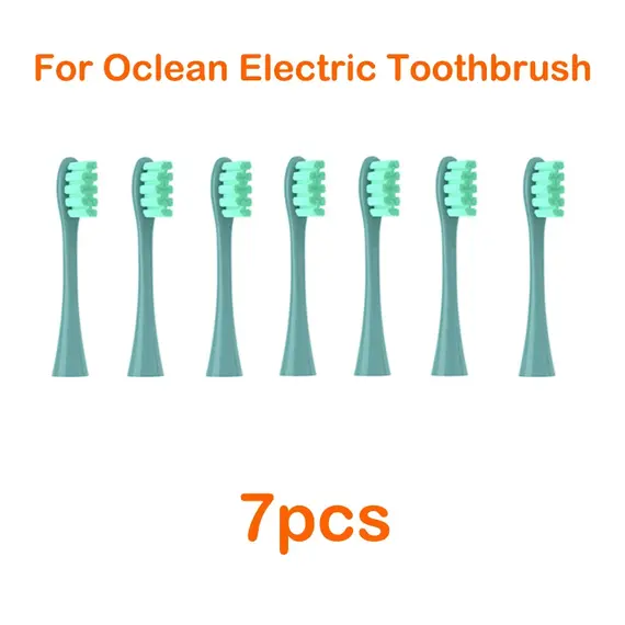 For Oclean Flow/X/ X PRO/ Z1/ F1/ One/ Air 2 /SE Brush Heads Soft DuPont Sonic Toothbrush Vacuum Bristle 7pcs Replacement Heads