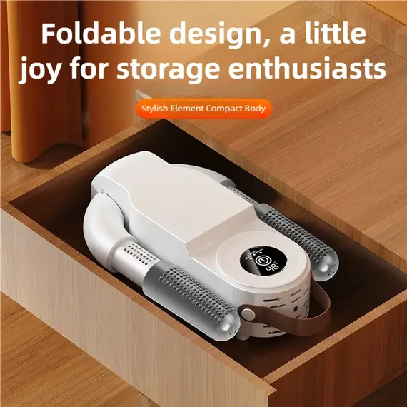 TINSOL New Foldable Touch Screen Shoe Dryer Fast Heating Sterilization Heater Socks Dryer Shoe Hot Air Deodorizing Dehumidifier