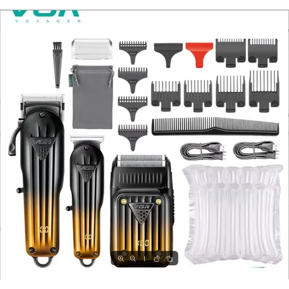 VGR 644 gradient hair cutting combination electric shaver rechargeable professional men's hair clipper carving electric pusher