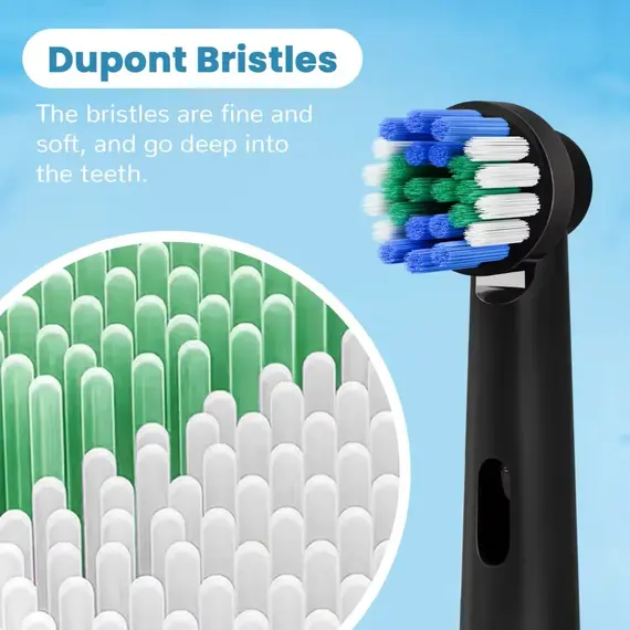 Replacement Toothbrush Heads Compatible with Oral B Braun Professional Electric Brush Heads 1000 1500 3000 6000 7000 7500 8000