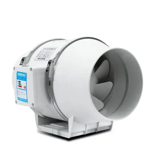 3/4/5/6/8inch Exhaust Pipe Fan Ventilation Fan Pipe Fan Inline Duct Fan Ventilation Exhaust Blower Fans Quiet For Ducting