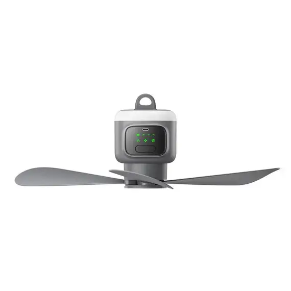 Portable Ceiling Fans Outdoor Camping Ceiling Fan Air Circulator 12000mAh Rechargeable Electric Fan for Home with Light Remote