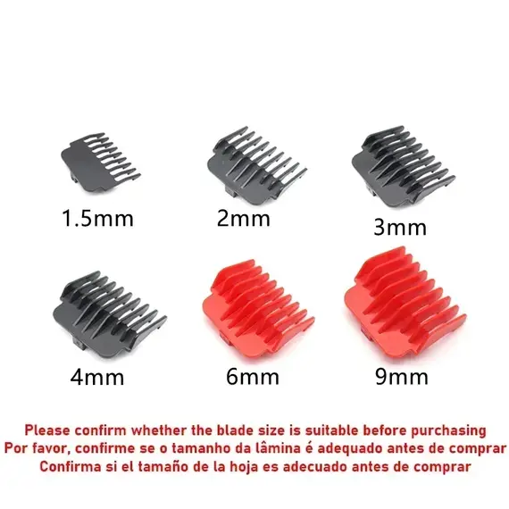 for T9 1/2/3/6/9/12 mm Professional Hair Trimmer Limit Comb Universal Guards Hairdresser Hair Cutting Guide Barber Accesories