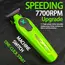 New 2026 BRDCLIP FA1T Green Professional Hair Trimmer Barber Carving Gradient Finish Machine Electric Clipper with Charger Stand