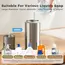 480ml Kitchen Soap Dispenser Automatic Sensor Hand Sanitizer Machine Intelligent Electric Body Wash Soap Dispenser 304 Stainl