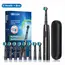 Electric Toothbrush Deep Clean Whitening Teeth for Adult Toothbrush Rotation Ultrasonic Toothbrush with 4/8 Replacement Heads