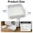 Washing Machine Drainage Tray 3D Printing Drain Funnel Drip Tray for Cleaning Lint Filters Water Catch Tray Stops Floor Spills