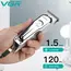 VGR 071 Hair Trimmer Professional Hair Clipper Rechargeable Hair Cutting Machine T-Blade Cordless Portable Trimmer for Men