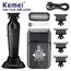 Kemei KM-2299 KM-T366 2 in 1 Professional Hair Clipper Set for Men Electric Oil Head Hair Trimmer Shear Carving Pusher Razor