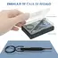 Universal Black Release Tool, Non-Slip Grip, Key Ring, Safety Unlocking Thimble, Not for Heavy Restraint Devices