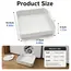 Washing Machine Drainage Tray, Water Catch Tray for Lint Filter Cleaning, Portable Anti-Spill Water Pan for Home Laundry Room