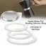 1 Set Coffee Gasket Seal for Coffee Espresso Moka Stove Pot Top Silicone Rubber Seal Espresso Makers Coffee Parts