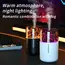 The simulated volcanic color lamp humidifier USB aromatherapy diffuser is suitable for use in cars, homes, bedrooms, as a gift,