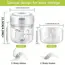 100ml/250ml Electric Mini Garlic Press Chopper - Rechargeable USB Masher with Powerful Lithium Battery, Easy Meat Grinder