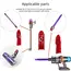 Cleaning Head Clip Latch Button Replacement for V7 V8 V10 V11 V15, Vacuum Cleaner Extension Wand Tube Button (with Spring)