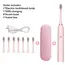 Sonic Electric Toothbrush Adult Smart Timing Tooth Brush Teeth Clean Whitening Fast USB Rechargeable Toothbrush Replacement Head