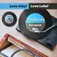LP Vinyl Record Cleaner Clamp Vinyl Record Label Saver Protector Waterproof  Clean Tool With Handle Use For 7-12 Inch EPs LPs