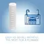 6pcs Universal String Wound Sediment Water Filter Cartridges for Most 10-Inch RO Unit 5 Micron – 10" x 2.5"