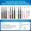 NEW 3/5/10 pcs Fairywill Replacement Toothbrush Heads for FW-507/508/551/515/917/959/2011,FW-D1/D3/D7/D8 Electric Toothbrush