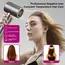 Negative Ion Blow Dryer 3rd Gear Professional Hair Dryer with Hot Cold Wind Air Brush Function Strong Power Salon Tool